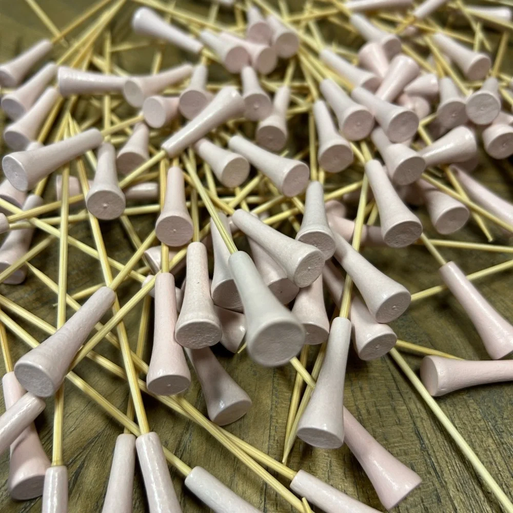 Golf Tee Sticks for Baby Shower Cakes or Cupcakes